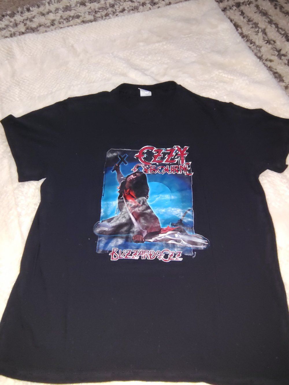 Blizzard '84 Black Graphic Band Tee